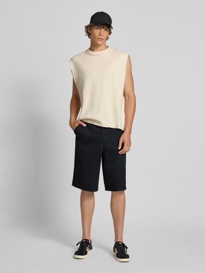 SANTA CRUZ Loose fit korte broek met achterzakken, model 'DILLON' Zwart - 1