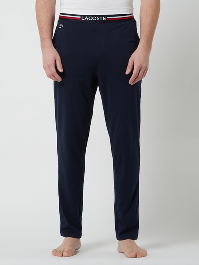 Lacoste Lounge-Hose aus Jersey Marine 4