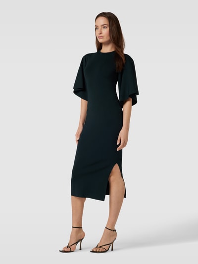 Ted Baker Midi-jurk in effen design, model 'LOUNIA' Flessengroen - 1