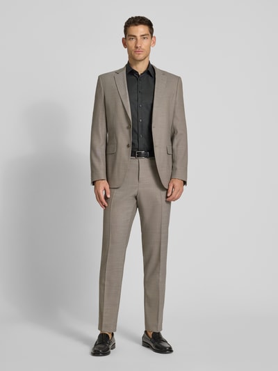 Christian Berg Men Regular Fit Business-Hemd mit Kentkragen Anthrazit 1