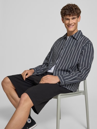 REVIEW Koszula casualowa z listwą guzikową Antracytowy 3