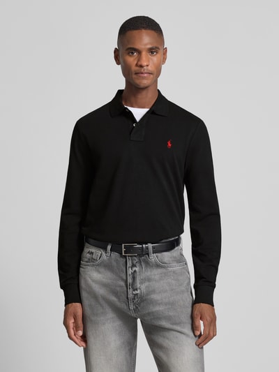 Polo Ralph Lauren Poloshirt mit Label-Stitching Black 4