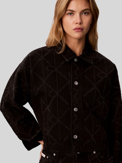 Calvin Klein Jeans Relaxed Fit Jeansjacke aus reiner Baumwolle Modell 'DOLEMAN' Black 3