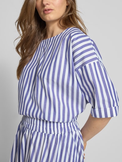 Rich & Royal Bluzka o kroju relaxed fit z obniżonymi ramionami Granatowy 3