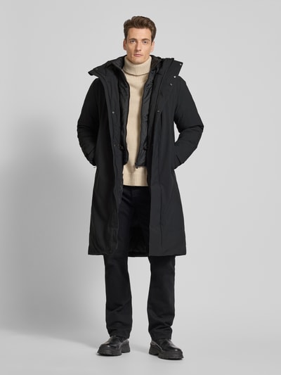 SAVE THE DUCK Parka mit Kapuze Modell 'Roderick' Black 1