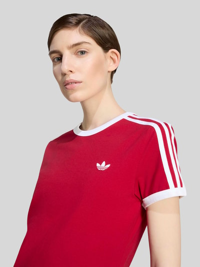 adidas Originals Regular Fit T-Shirt aus Baumwoll-Mix Rot 3