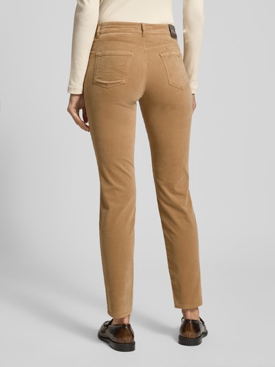 Marc Cain Slim fit broek in 5-pocketmodel Camel - 5