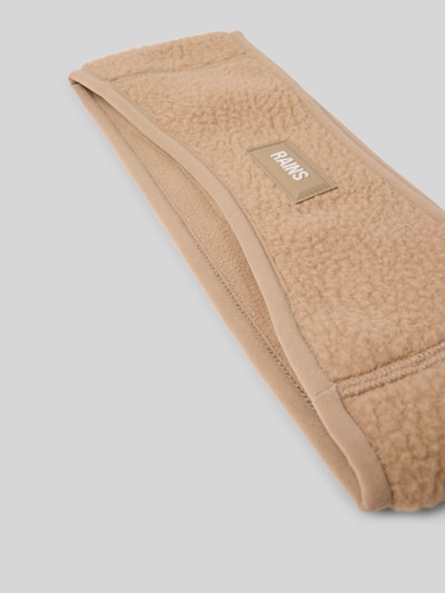 RAINS Hoofdband met labelpatch Beige - 2