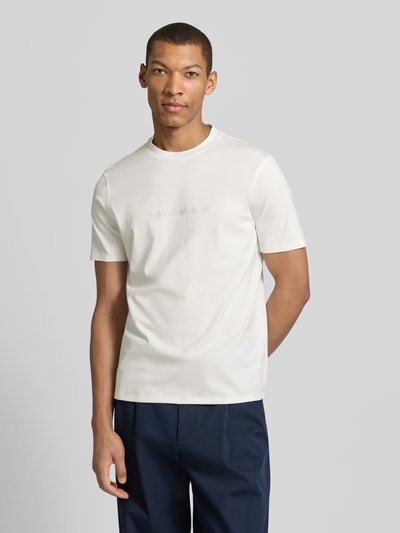Emporio Armani Regular Fit T-Shirt mit Logo-Detail Offwhite 4