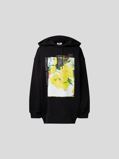 MSGM Hoodie mit Motiv-Print Schwarz 2