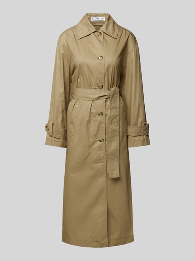 Mango Trenchcoat mit Umlegekragen Offwhite 2