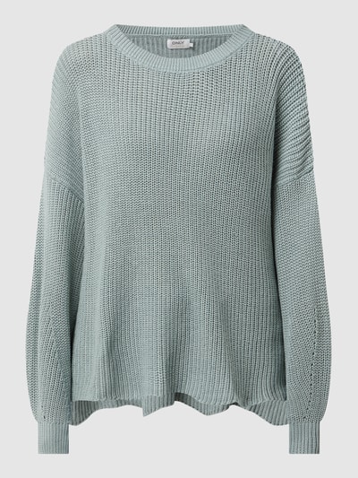 Only Pullover aus Baumwollmischung Modell 'Hilde' Mint 2