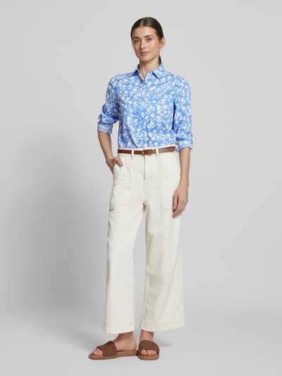 Gant Regular Fit Hemdbluse mit Manschetten Royal 1