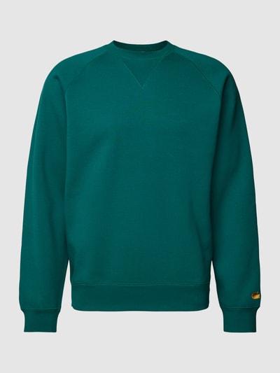 Carhartt Work In Progress Sweatshirt met ribboorden Donkergroen - 2