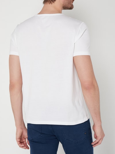 Marc O'Polo T-Shirt mit Logo-Print  Weiss 5