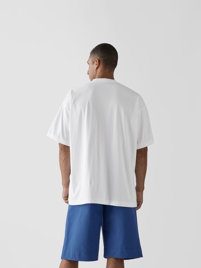 VETEMENTS Oversized T-Shirt mit Label-Print Weiß 5