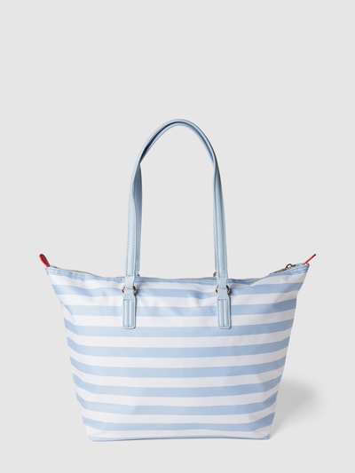 Tommy Hilfiger Shopper met streepmotief Lichtblauw - 5