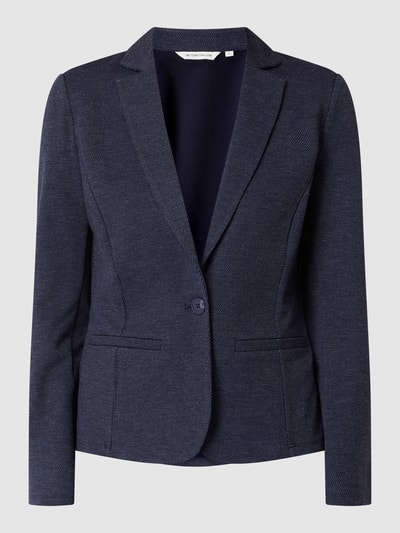 Tom Tailor Blazer met 1-knoopssluiting  Marineblauw - 2