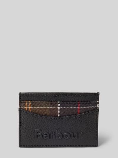 Barbour Portfel z napisem z logo Czarny 1