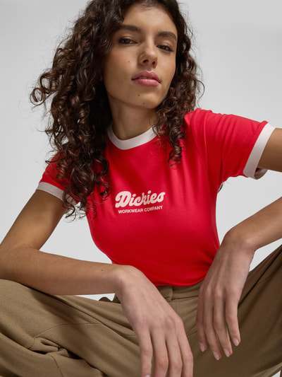 Dickies T-Shirt aus Baumwoll-Mix Modell 'LEWISTOWN' Rot 3