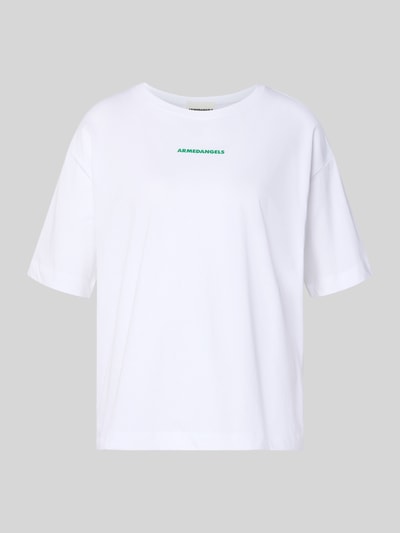 Armedangels Oversized T-Shirt aus reiner Baumwolle Modell 'GIANNAA DIFFERENCE' Weiss 2
