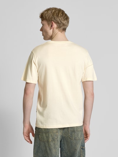 Jack & Jones T-Shirt mit Label-Print Modell 'VARENNA' Beige 5