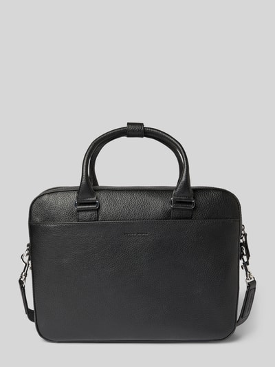 Tiger Of Sweden Laptoptasche aus echtem Rindsleder Modell 'Bosun' Black 2