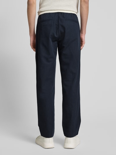 Samsøe Samsøe Regular Fit Bundfaltenhose mit elastischem Bund Modell 'SABERTIL' Dunkelblau 5