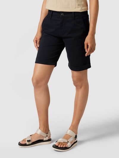 MAC Shorts mit Label-Patch Marine 4