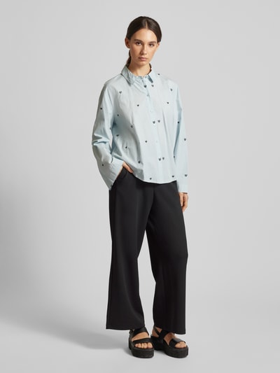 Tom Tailor Denim Relaxed fit stoffen broek met elastische band Zwart - 1