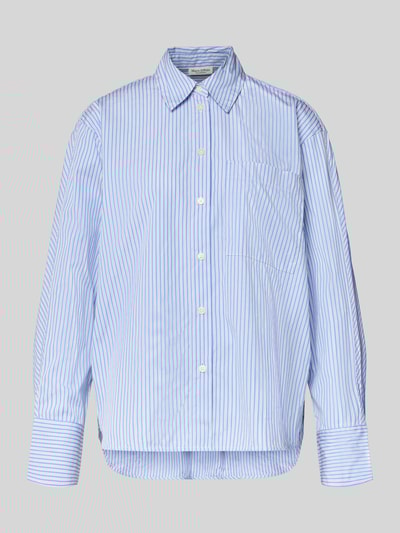 Marc O'Polo Regular fit overhemdblouse van puur katoen Lichtblauw - 1