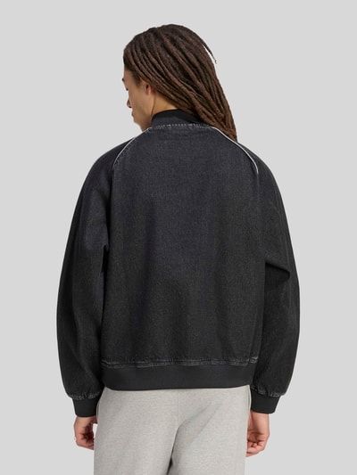 adidas Originals Regular Fit Jeansjacke aus reiner Baumwolle Black 4