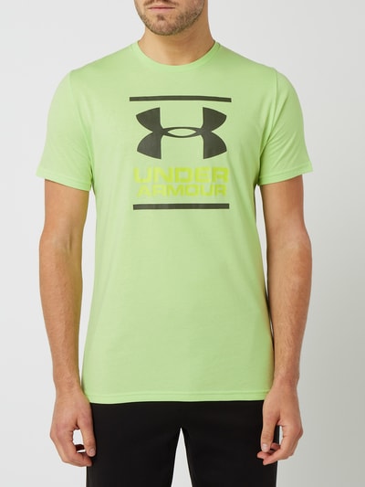 Under Armour Loose Fit T-Shirt mit Logo-Print - HeatGear® Gelb 4