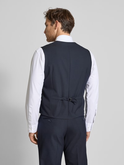 Christian Berg Men Anzugweste mit Knopfleiste Marine 5