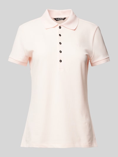 Lauren Ralph Lauren Slim Fit Poloshirt mit Logo-Stitching Modell 'KIEWICK' Pink 2