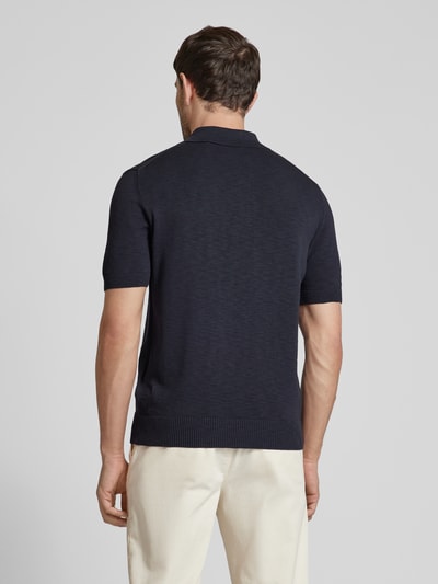 Gant Poloshirt in effen design Marineblauw - 5