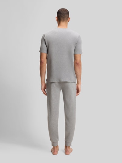 BOSS Regular Fit T-Shirt aus Baumwoll-Mix Mittelgrau 5