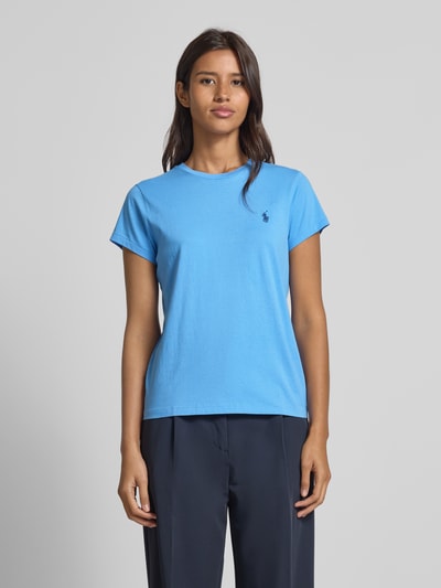 Polo Ralph Lauren T-Shirt mit Label-Stitching Blau 4