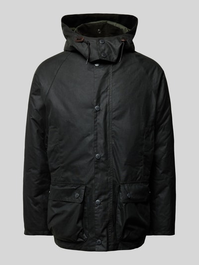 Barbour Jacke mit Pattentaschen Modell 'MODERN BEAUFORT' Oliv 2