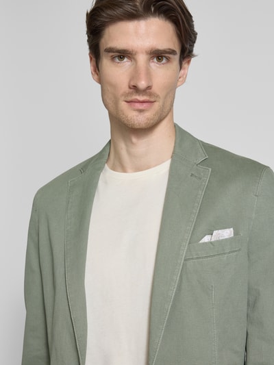 Christian Berg Men Regular Fit 2-Knopf-Sakko mit Eingrifftaschen Gruen 3