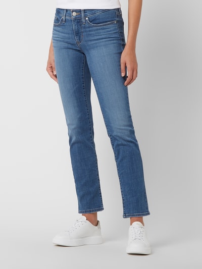 Levi's® 300 Shaping straight fit jeans met stretch, model '314' - 'Water<Less™'
 Blauw - 4