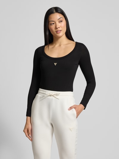 GUESS Activewear Body mit Label-Detail Modell 'COLETTE' Black 4