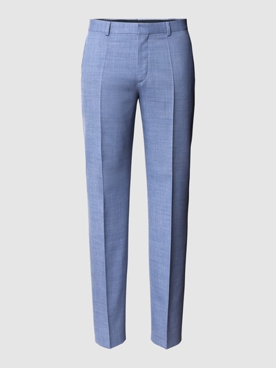 BOSS Pantalon met persplooien, model 'Leon' Blauw - 2