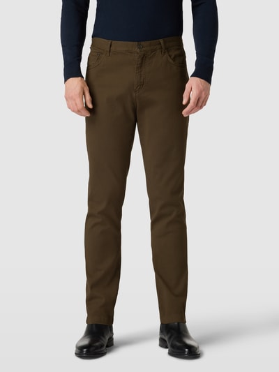 Tommy Hilfiger Pants Jeansy z naszywką z logo model ‘DENTON STRUCTURE’ Oliwkowy 4