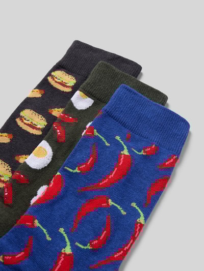 Jack & Jones Socken im 3er-Pack Modell 'HOT FOOD' Royal 2