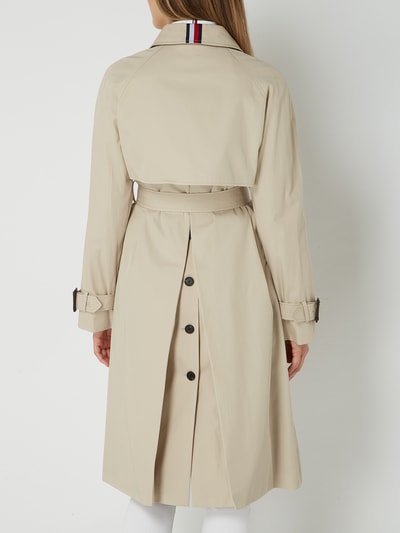 Tommy Hilfiger Trenchcoat mit verdeckter Knopfleiste (beige 