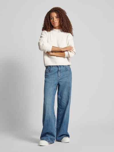 Pepe Jeans Gebreide pullover met turtleneck, model 'IRMA' Offwhite - 1