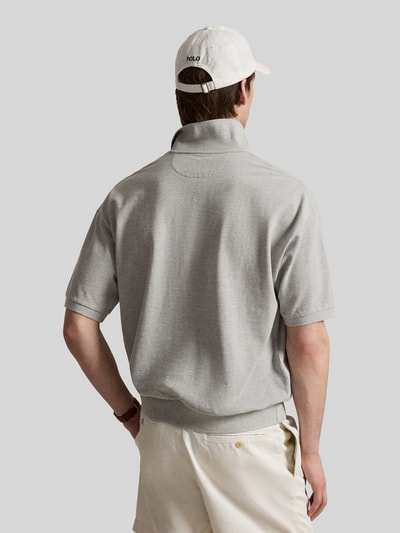 Polo Ralph Lauren Koszulka polo z czystej bawełny o kroju loose fit Jasnoszary melanż 5