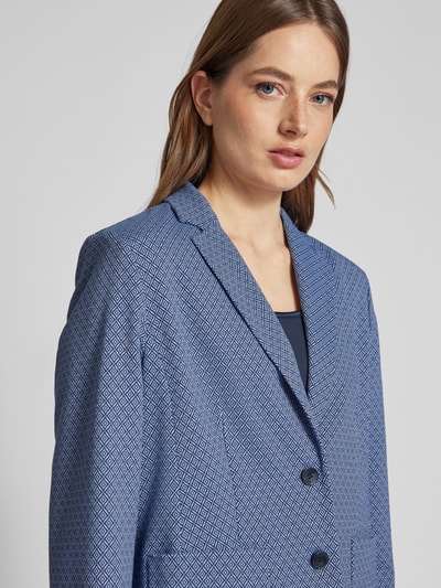 More & More Blazer met opgestikte zakken Bleu - 3