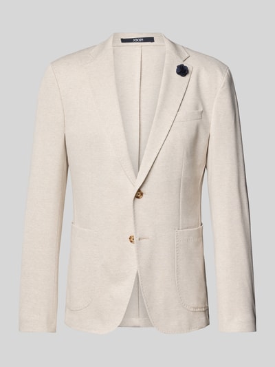 JOOP! Collection Marynarka na 2 guziki męska JOOP! Collection;Mieszanka wiskozy ze streczem;Krój regular fit;Model ‘Hoverest’;Kołnierz z połami;Kieszeń na piersi;Wpuszczane kieszenie;Długość tyłu w rozmiarze 50: 72 cm;Szerokość ramion w rozmiarze 50: 45 cm;Długość rękawa w rozmiarze 50: 67 cm Beżowy 2